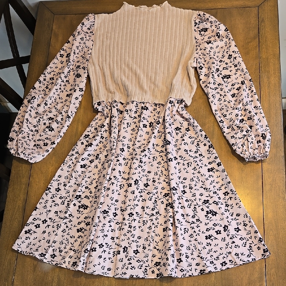Floral Long Sleeve Dress